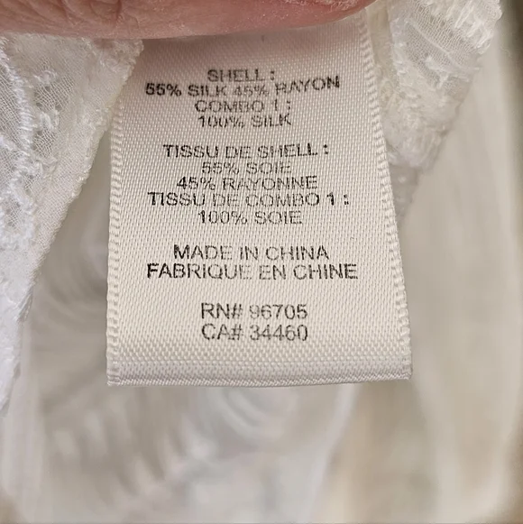 Rebecca Taylor Silk Aztec Embroidered Blouse - Picture 7 of 8